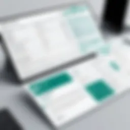 Detailed layout of an ADP Aline pay stub
