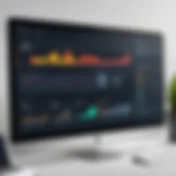 A digital dashboard showing time tracking data