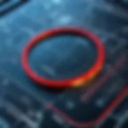 User interface of AutoCAD software showcasing design tools