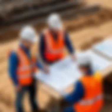 On-Site Collaboration with CMIC Field App Construction team collaborating using the CMIC Field App on-site