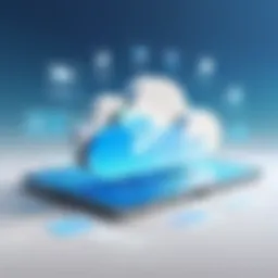 Visual representation of cloud cost components
