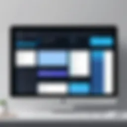 Visual representation of advanced shift scheduling software interface