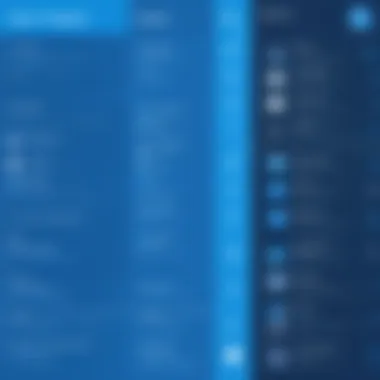 Comparison chart of top blueprint apps with features and ratings