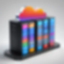 Visual representation of iCloud storage pricing tiers