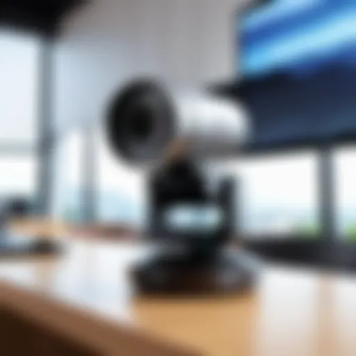 High-definition video conferencing camera setup