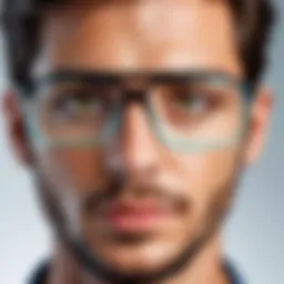 Visual representation of acuity in web design