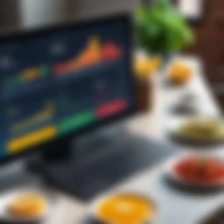 Visual data illustrating user experiences with food cost software