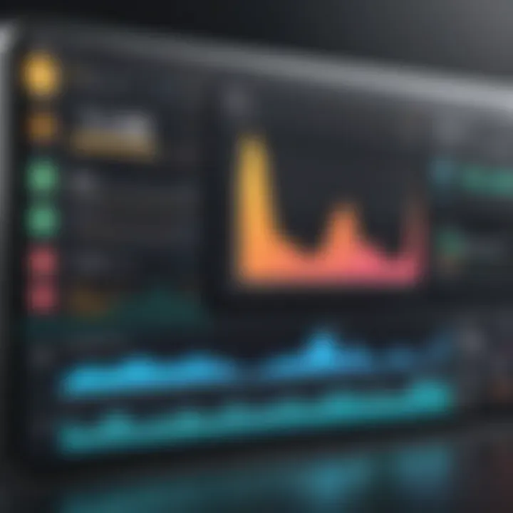 A screenshot of a social listening tool dashboard showcasing metrics