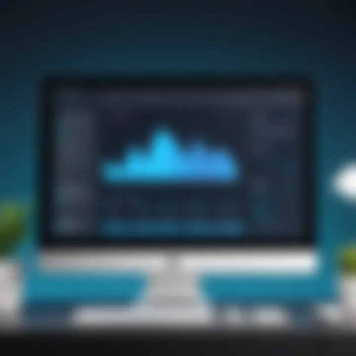 User interface showcasing the functionality of a popular CMS.