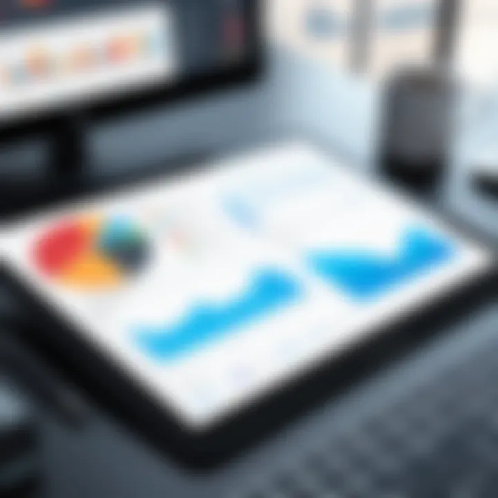 Graph showing productivity metrics influenced by tracking software