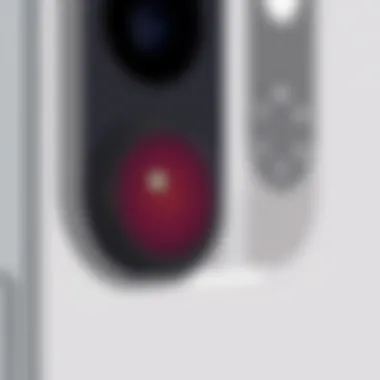 Camera Features of iPhone 13 Pro Max Close-up of the iPhone 13 Pro Max camera features emphasizing photography capabilities