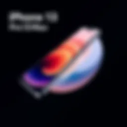 Stylish design of Apple iPhone 13 Pro Max showcasing its sleek profile