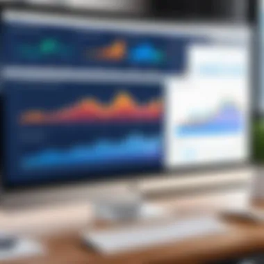Analytics Dashboard for Knowledge Management Analytics dashboard highlighting key metrics for knowledge management