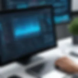 Illustration showcasing the interface of Lumen Logic software