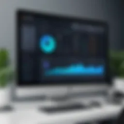 Screenshot of payroll software dashboard showcasing key features