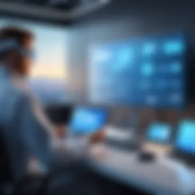 Future Trends in Remote Maintenance A futuristic depiction of the trends shaping the future of remote maintenance.