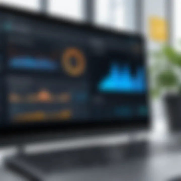 User dashboard highlighting analytics capabilities