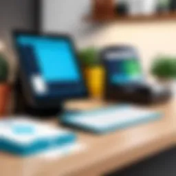 Innovative POS software interface showcasing features