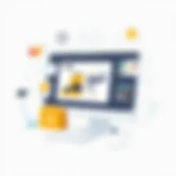 Creative design software interface showcasing unique features