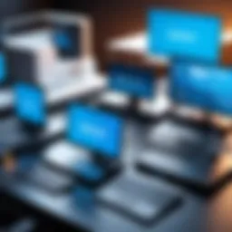 A visual representation of RDP connectivity options