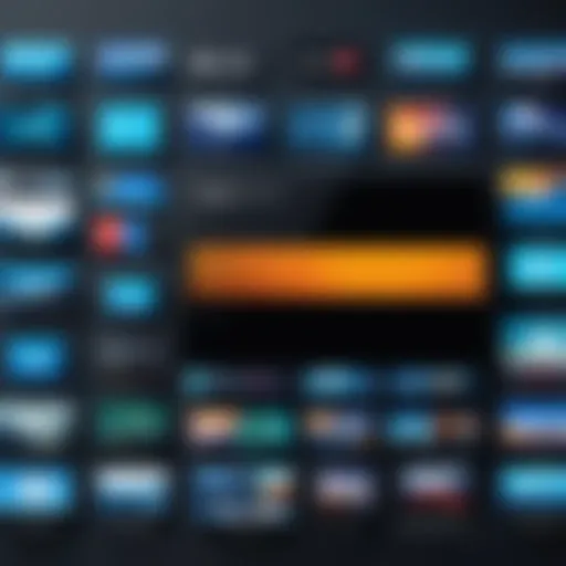 A visual representation of various video product types and their functionalities