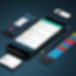 Zoho text messaging interface showcasing user engagement features