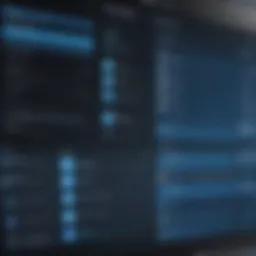 Detailed overview of roster software interface