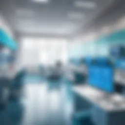 A visual representation of hospital credentialing workflow