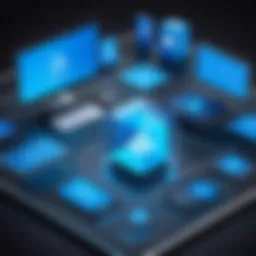 Visual representation of data protection concepts