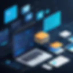 Visual representation of data migration