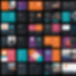 Visual representation of diverse online courses