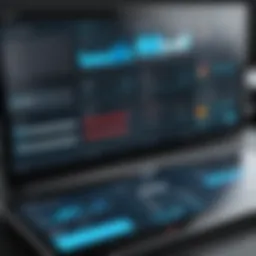 User interface of RedCort Payroll showcasing dashboard features