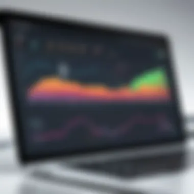 Website Traffic Trends Analysis Graph showing website traffic trends over time