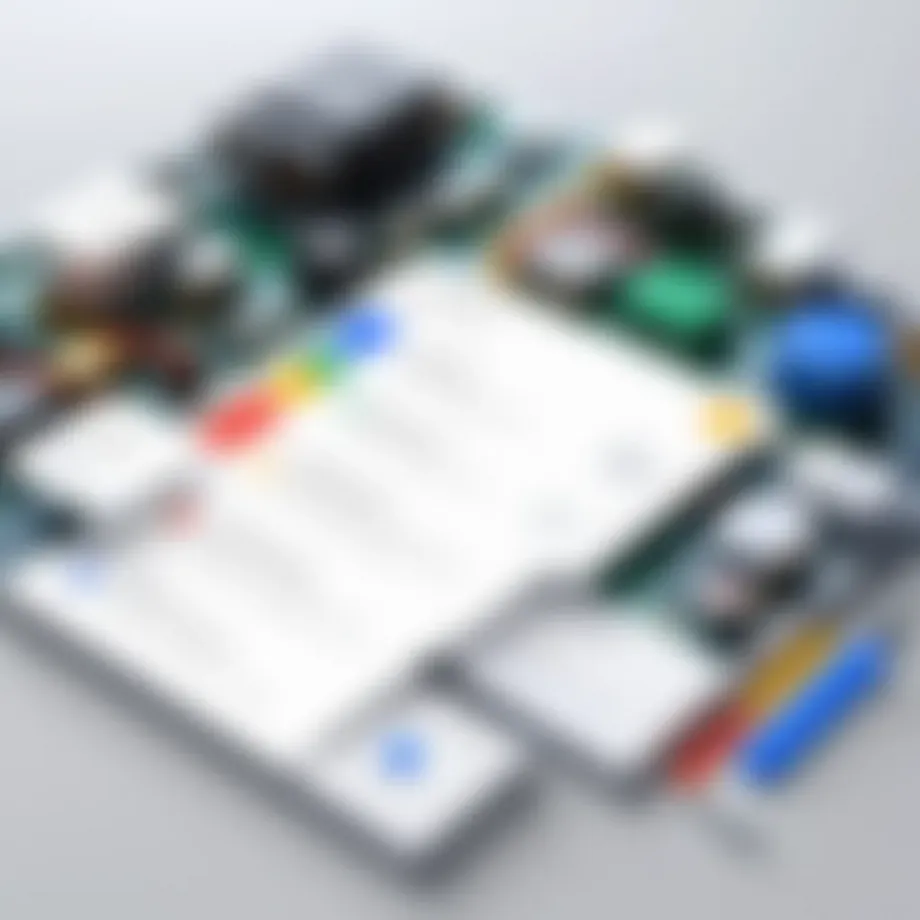 Overview of Google Automate interface showcasing key features