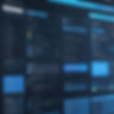 User Interface of Policy Compliance Software Visual representation of policy compliance software interface