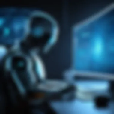 An abstract depiction of overcoming challenges in cybersecurity training
