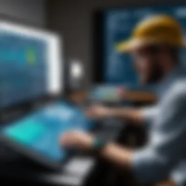 Navigating the Adapt Prospector Interface User engaging with the Adapt Prospector interface