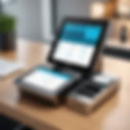 User interface of Upserve POS showcasing key features