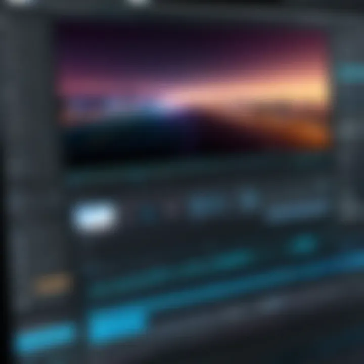 User interface of Vegas Pro showcasing timeline editing features